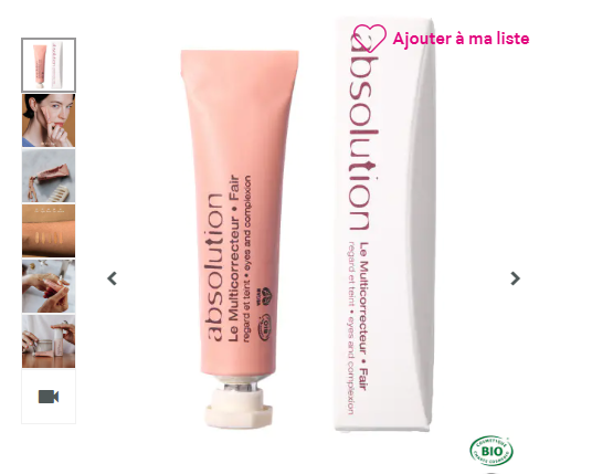 multicorrecteur correcteur regard et teint