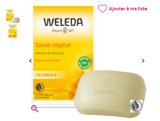 Savon végétal au calendula 
